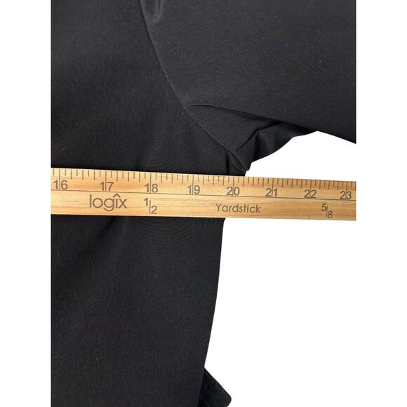 Croft and Barrow Coat Womens Size M Black Double Breasted Peacoat Winter Casual - Picture 10 of 12